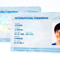 Image showing a fisherman license